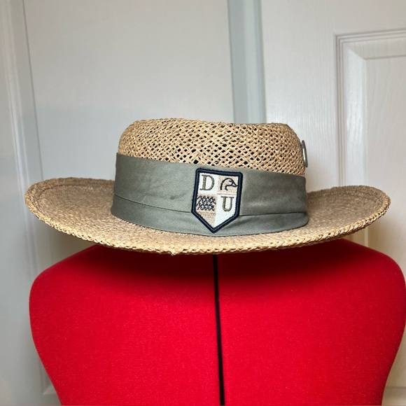 Ducks Unlimited Dorfman Style Co Panama Straw Hat with Pin - Picture 1 of 7